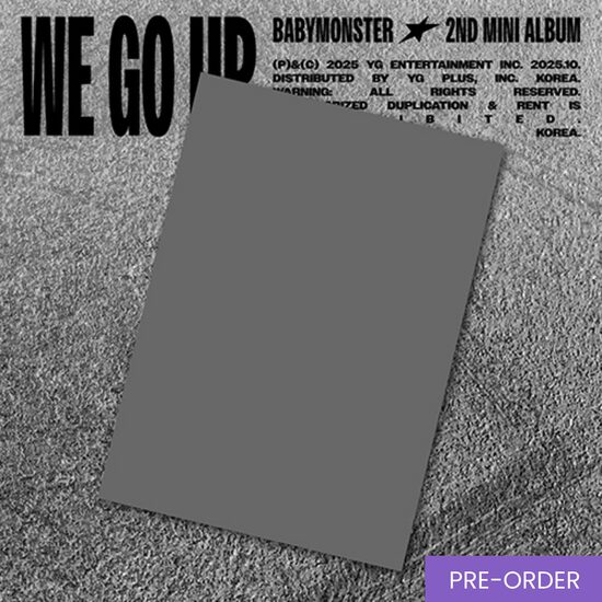 {PRE-ORDER} BABYMONSTER - 2nd Mini Album [WE GO UP] (Postcard Ver.)